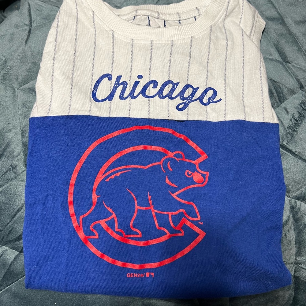 MLB Chicago Cubs Kids Jersey - Blue and White